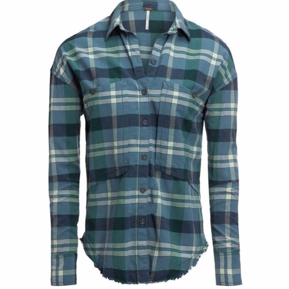 Free People Loveland plaid shirt - Picture 5 of 5